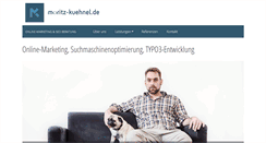Desktop Screenshot of moritz-kuehnel.de